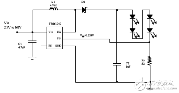 白光LED電源系統(tǒng)電路模塊設計