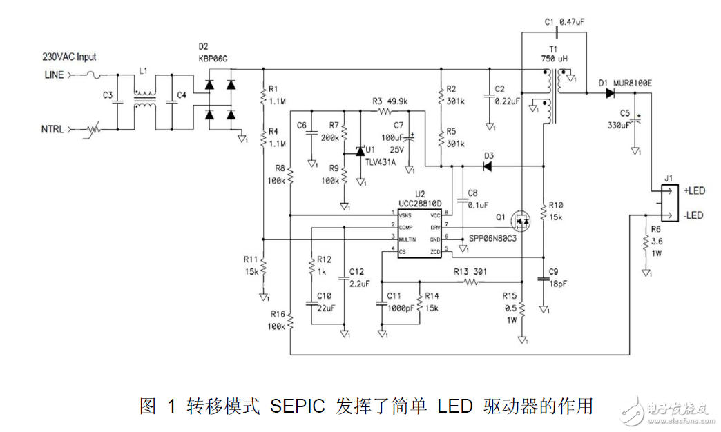 高效驅(qū)動LED離線式照明電路設(shè)計(jì)