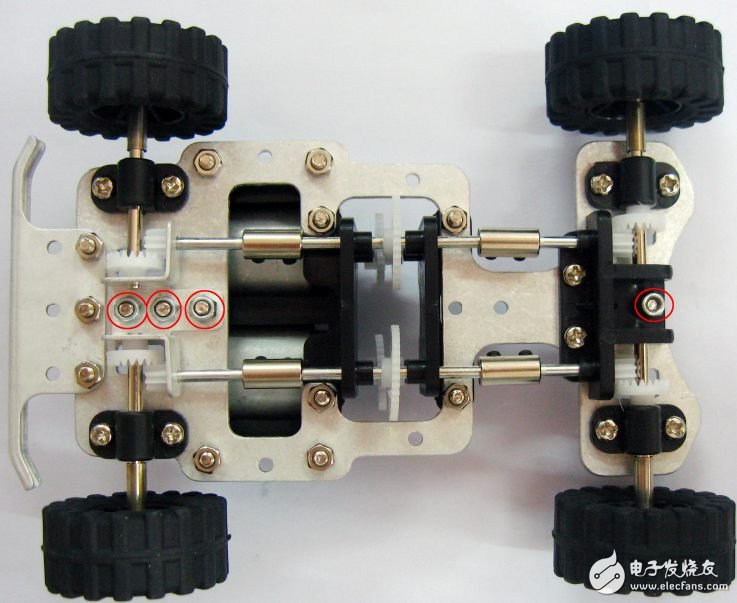 電賽展示：四輪越野型車體硬件設(shè)計曝光