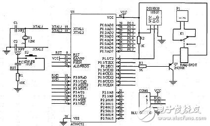 智能藍(lán)牙溫度監(jiān)測系統(tǒng)電路設(shè)計 —電路圖天天讀(58)