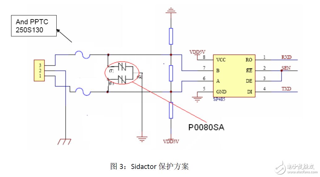 RS-485在多功能電能表中的防雷電路設(shè)計(jì)
