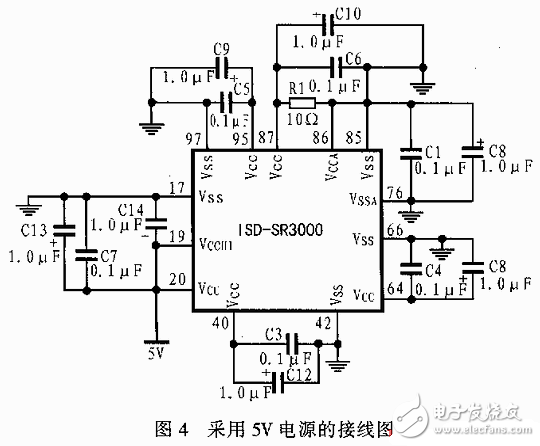 嵌入式語音識(shí)別處理ISD-SR3000應(yīng)用電路設(shè)計(jì)