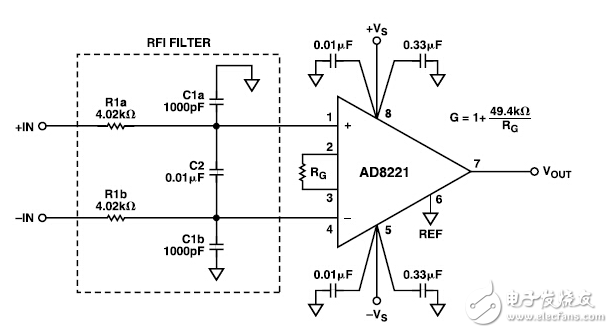 盤點放大器中射頻干擾整流誤差電路 —電路圖天天讀(69)