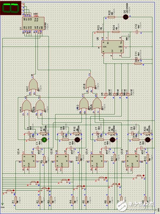 病床呼叫控制器系統(tǒng)整體電路設(shè)計
