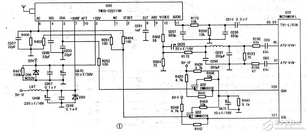 液晶信號板電路設(shè)計與原理詳解TOP9 —電路圖天天讀(113)
