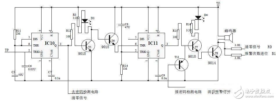 電子密碼鎖單穩(wěn)態(tài)電路設(shè)計攻略 —電路圖天天讀（122）