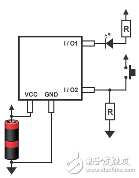 圖4：安裝單片機的LED電路圖
