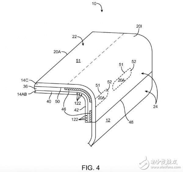 蘋果曲面屏專利曝光，擁有強大的虛擬按鍵功能