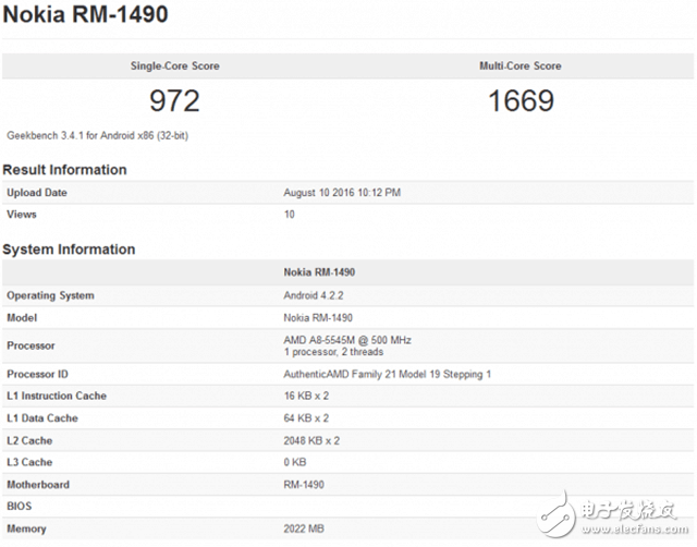 諾基亞兩款新機(jī)型亮相跑分庫(kù)：搭載驍龍821 