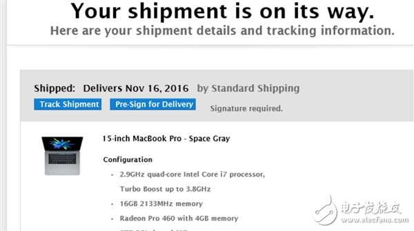 最新一批MacBook Pro已經(jīng)發(fā)貨！均為15英寸版本