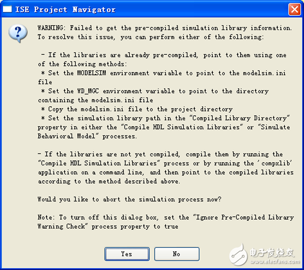 從ISE啟動(dòng)ModelSim時(shí)遇到的問題