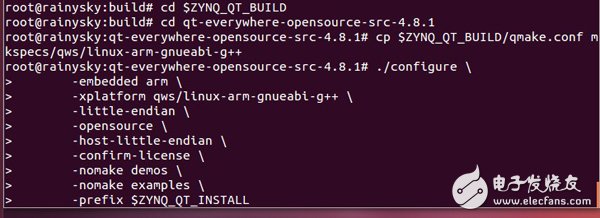 rainysky陪你一起在zedboard上移植qt+opencv（四）：在zedboard運行QT