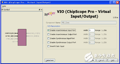 VIO參數(shù)界面