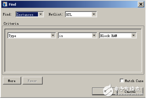 【RTL Schematic】查找對(duì)話(huà)框