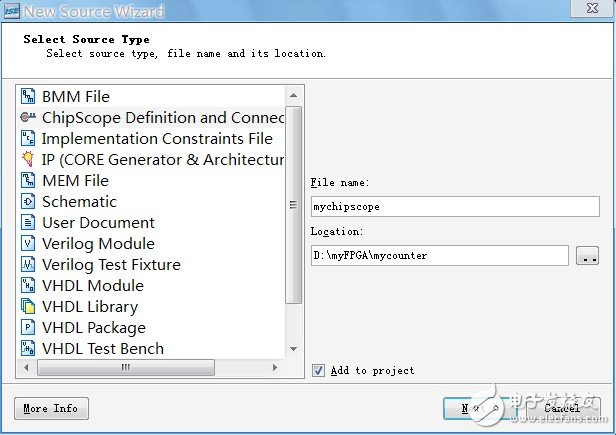 在ISE中直接調(diào)用chipscope進行在線邏輯分析（2）