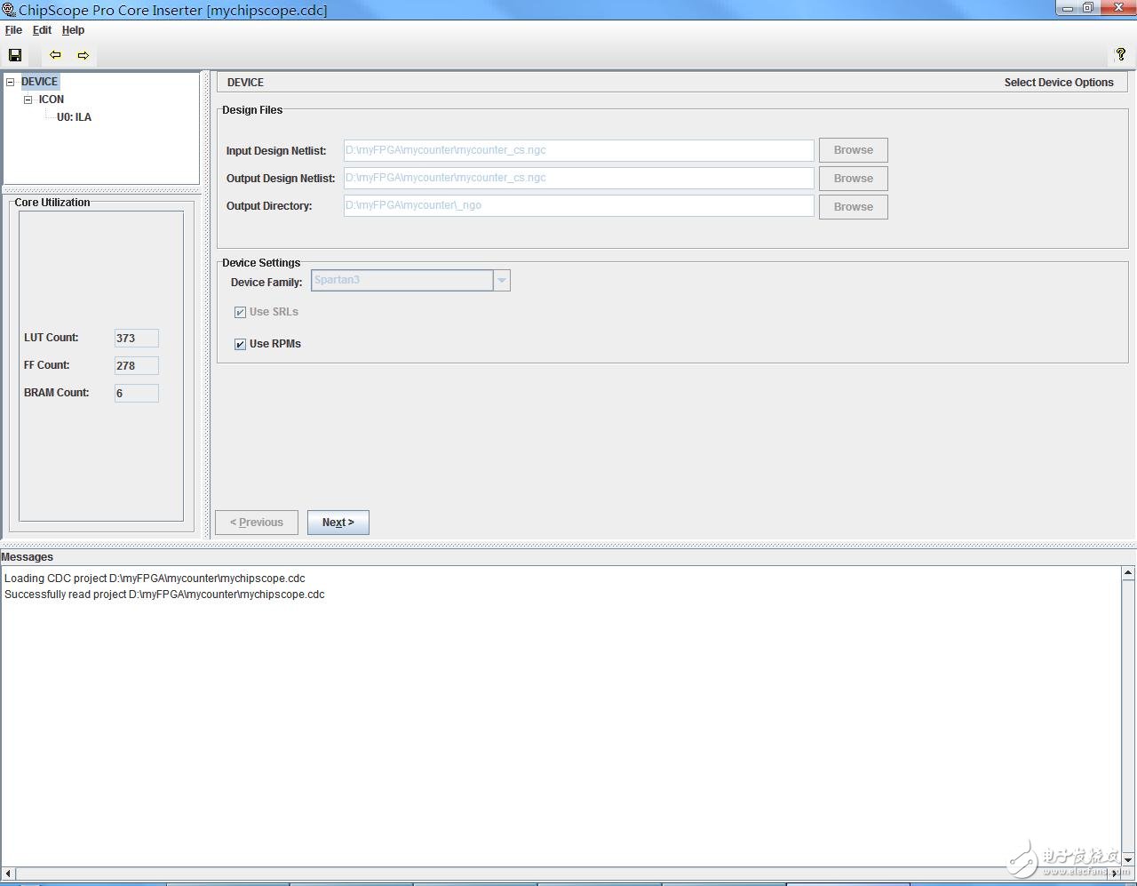 在ISE中直接調(diào)用chipscope進行在線邏輯分析（2）
