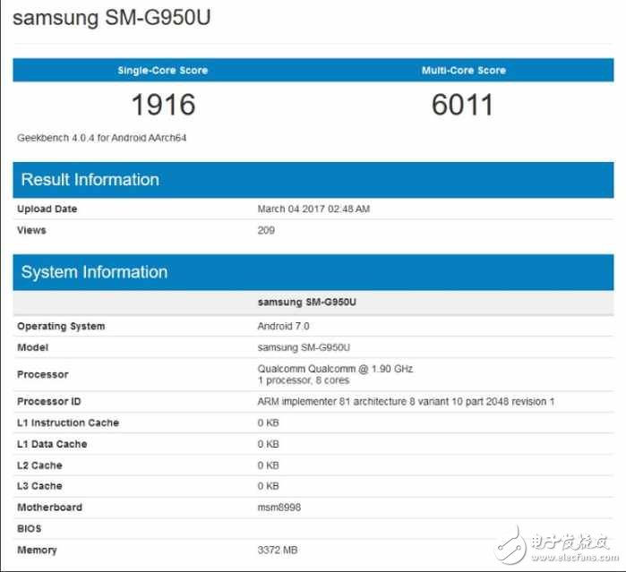 三星Galaxy S8跑分曝光，或許超越華為mate 9，成為新一代的安卓機(jī)皇