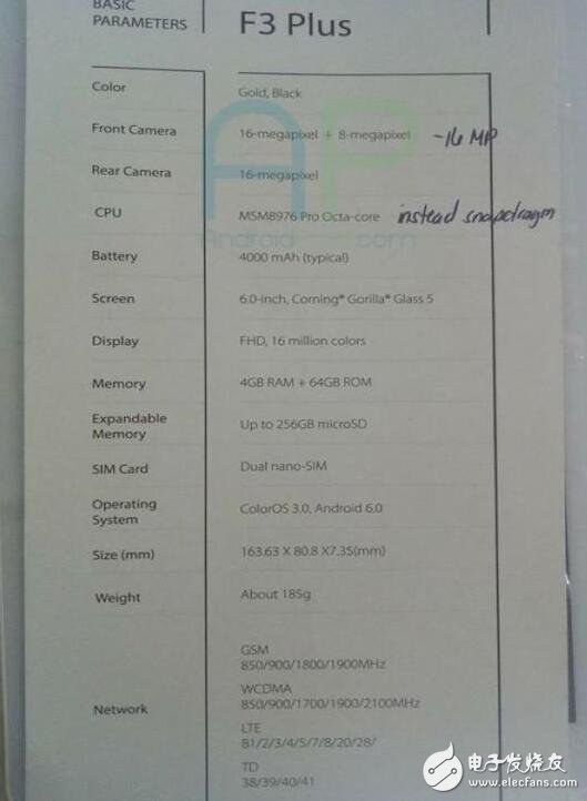 OPPOF3Plus曝光，“自拍專家的新時(shí)代”