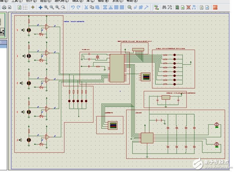 小車程序、仿真、電路圖詳解