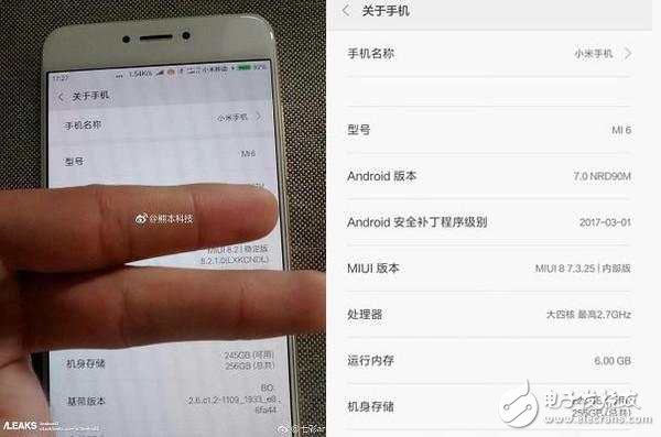 小米6最新消息：小米6：驍龍835、雙攝、虹膜識別，1999起！
