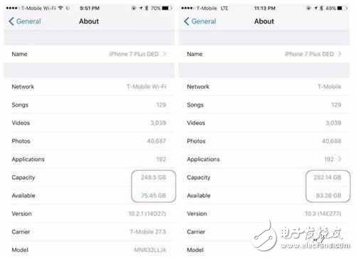 蘋果ios10.3正式推送 ，iPhone內(nèi)存多了7G