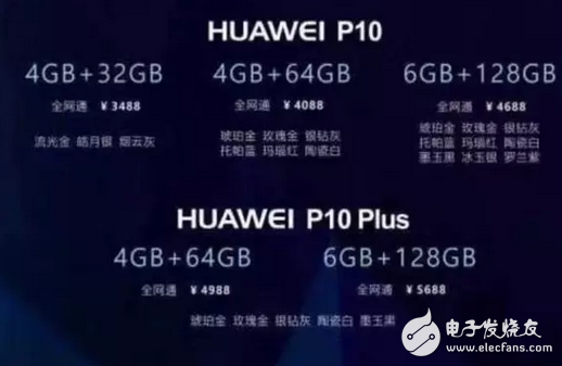 華為p10/p10plus售價成熱議，造成p10火爆銷量，京東一分鐘銷售額破億