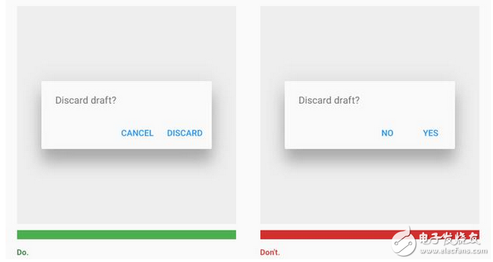 　在iOS的設計規(guī)范以及Android的MD規(guī)范中，都有警告框（Alerts）這個組件。筆者研究了這個組件，發(fā)現(xiàn)在兩種系統(tǒng)中，它們有以下兩個共同點：