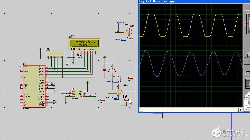 放大濾波檢測(cè)電路