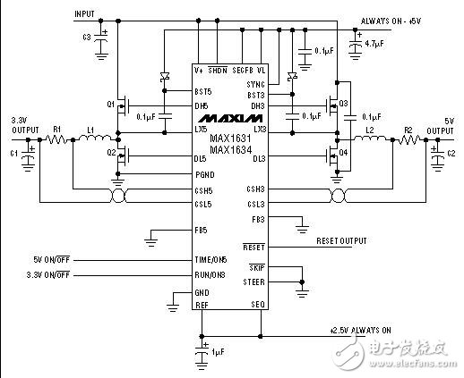 Power Conservation in 3V/5V Dual-Supply Systems