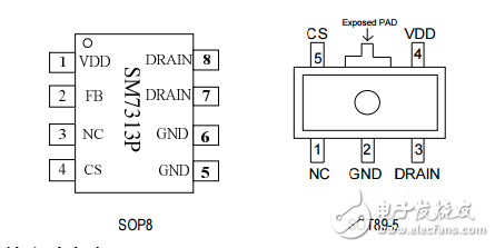 SM7313P鉦銘科LED燈絲燈方案芯片SM7313