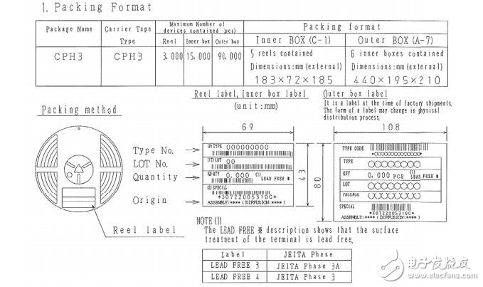 雙極型晶體管，15 v，1，低VCE（坐），單一CPH3 NPN型