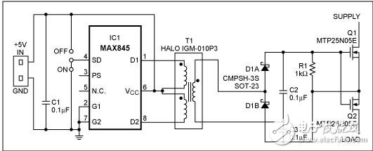 變壓器驅(qū)動(dòng)IC控制雙向開(kāi)關(guān)