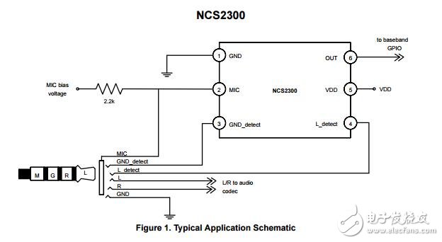 NCS2300：耳機(jī)檢測(cè)接口