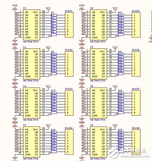 基于STC5A60S2光立方原理圖