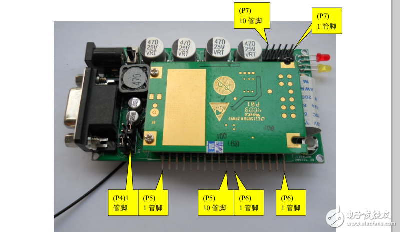 GTM900C未帶MCU板子 接口標注