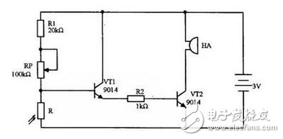 光控報(bào)警器電路圖解，光控報(bào)警電路原理