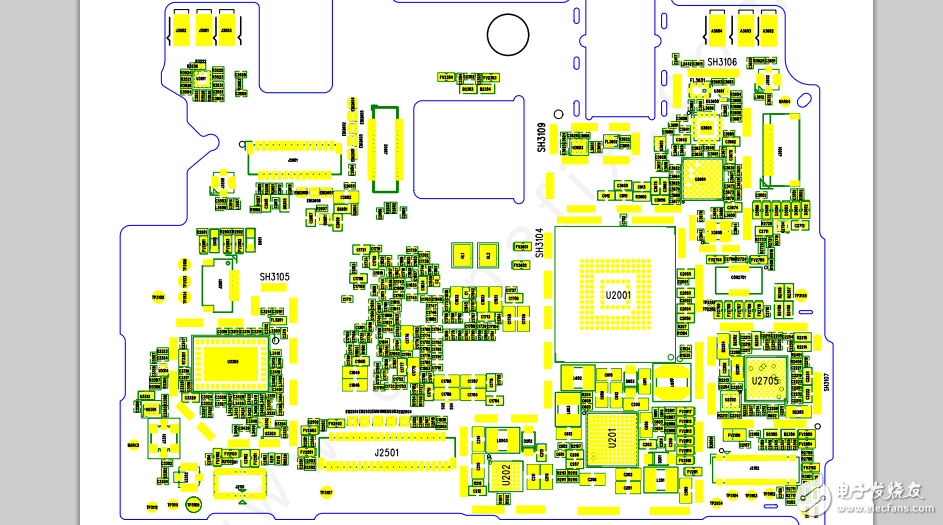 紅米Note3 全網(wǎng)通版主板位號圖-可查詢