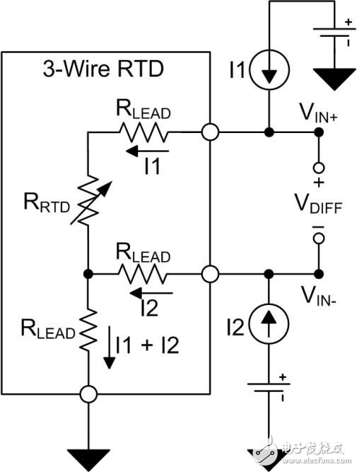 三線電阻式溫度檢測器（RTD）測量系統(tǒng)中勵(lì)磁電流失配的影響 —— 第1部分