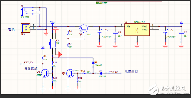 今天用萬(wàn)用表的時(shí)候，突然很奇怪，為什么過(guò)了一段時(shí)間不使用后它就“自我了結(jié)”了呢？怎么實(shí)現(xiàn)的呢？實(shí)驗(yàn)室的福祿克表，蠻貴，不敢擅自拆開(kāi)，所以就網(wǎng)上查詢資料，呵呵，這一查，好玩了。發(fā)現(xiàn)了各種軟關(guān)機(jī)電路，就是單片機(jī)工作一會(huì)后，自動(dòng)關(guān)機(jī)了。好靈性和智能哦。