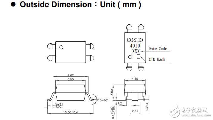 光電耦合器KP4010S數(shù)據(jù)手冊