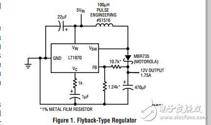 關(guān)于反激式調(diào)節(jié)器的應(yīng)用筆記