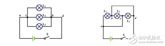 串并聯(lián)電路的特點(diǎn)與識別串并聯(lián)電路的四種方法