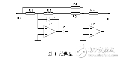 雖然這里的精密全波電路達(dá)十種，仔細(xì)分析，發(fā)現(xiàn)優(yōu)秀的并不多，確切的說只有3種，就是前面的3種。