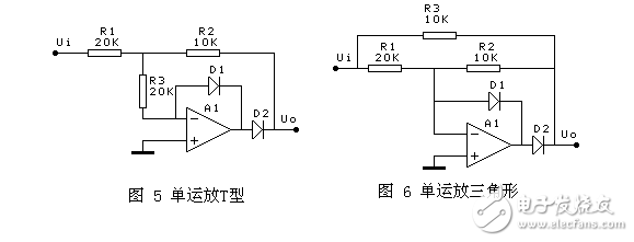 雖然這里的精密全波電路達(dá)十種，仔細(xì)分析，發(fā)現(xiàn)優(yōu)秀的并不多，確切的說只有3種，就是前面的3種。