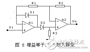 雖然這里的精密全波電路達(dá)十種，仔細(xì)分析，發(fā)現(xiàn)優(yōu)秀的并不多，確切的說只有3種，就是前面的3種。