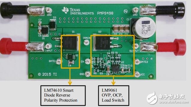 具有過流和過壓關(guān)斷功能的汽車類電池反向保護(hù)參考設(shè)計