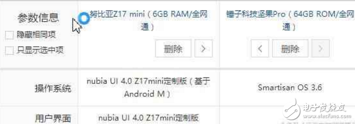 努比亞Z17 mini、錘子新機堅果Pro對比評測：哪個更值得買？