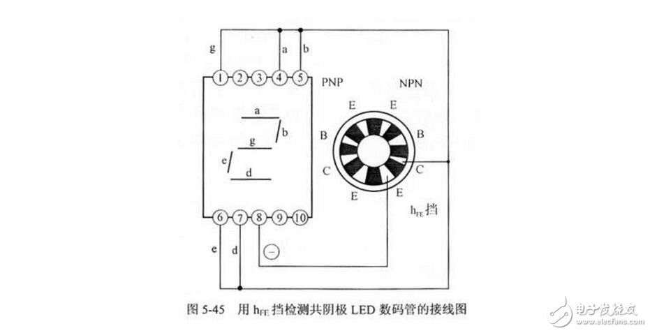 如何分辨數碼管引腳共陰和共陽極，LED數碼管的檢測方法