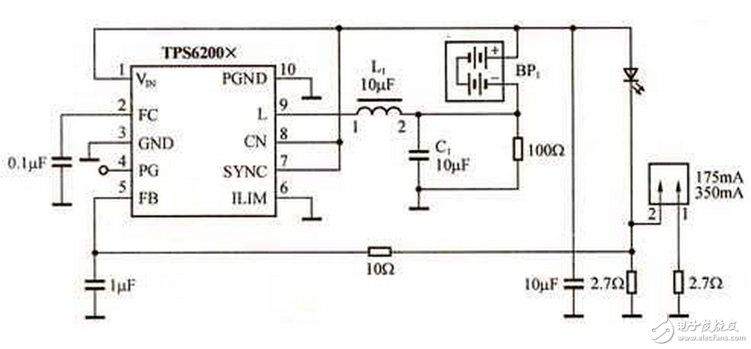 經(jīng)典增強型白光LED電路賞析:
