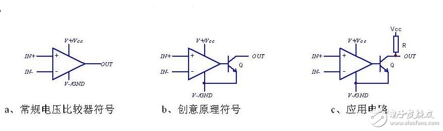 電壓比較器的電路構(gòu)成，電壓比較器的原理框圖及引腳功能